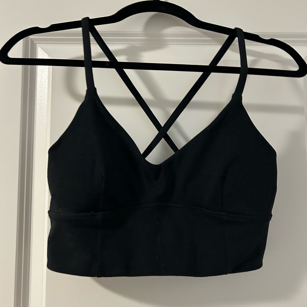 Manduka Midnight Cross-Strap Bralette